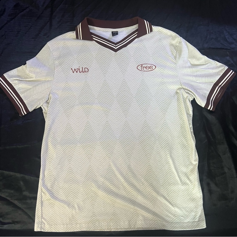 SHEIN ‘Wild and Free’ Polo T-Shirt